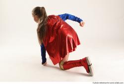 VIKY SUPERGIRL KNEELING POSE